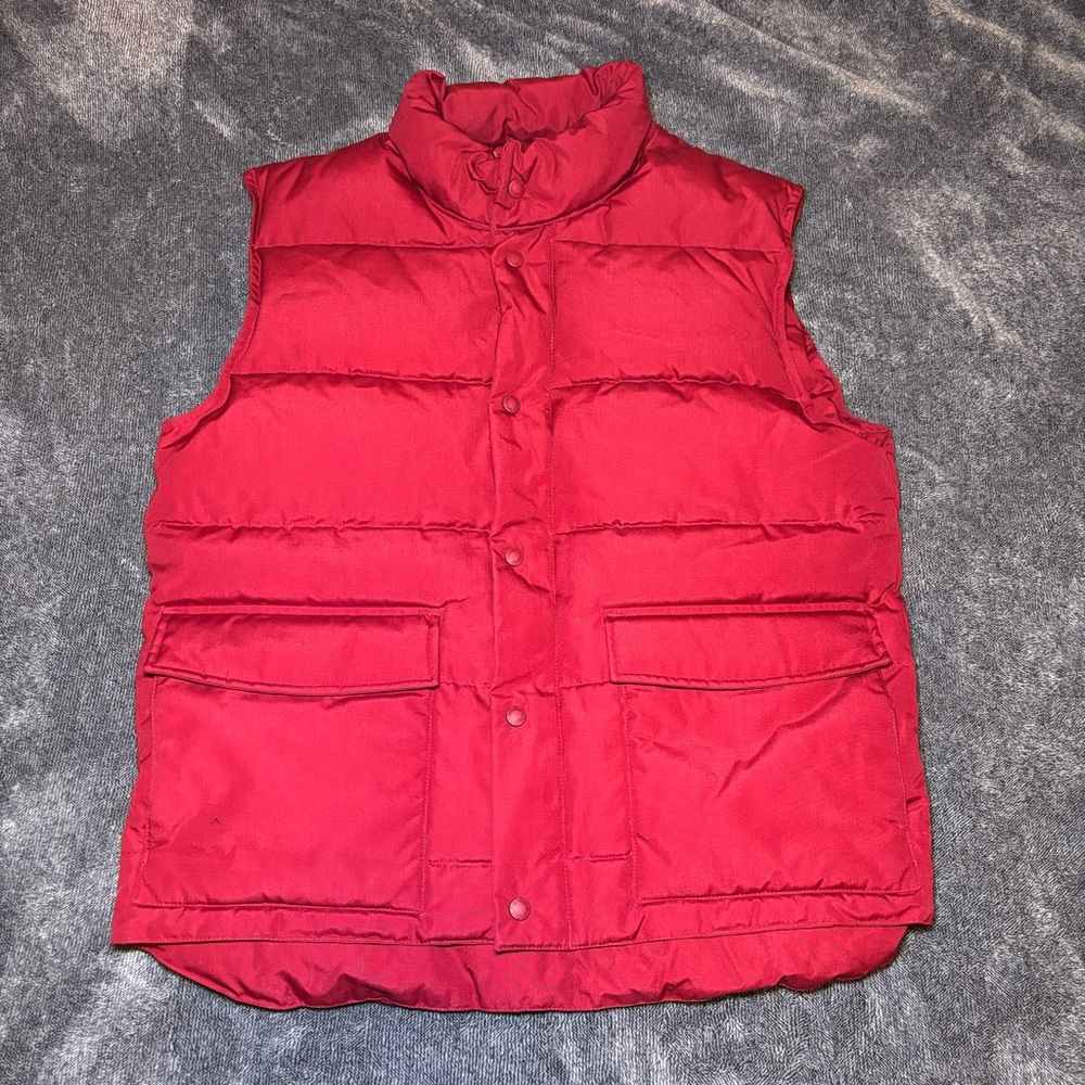 Men's Cabelas Outdoor Gear Red Puffer Vest